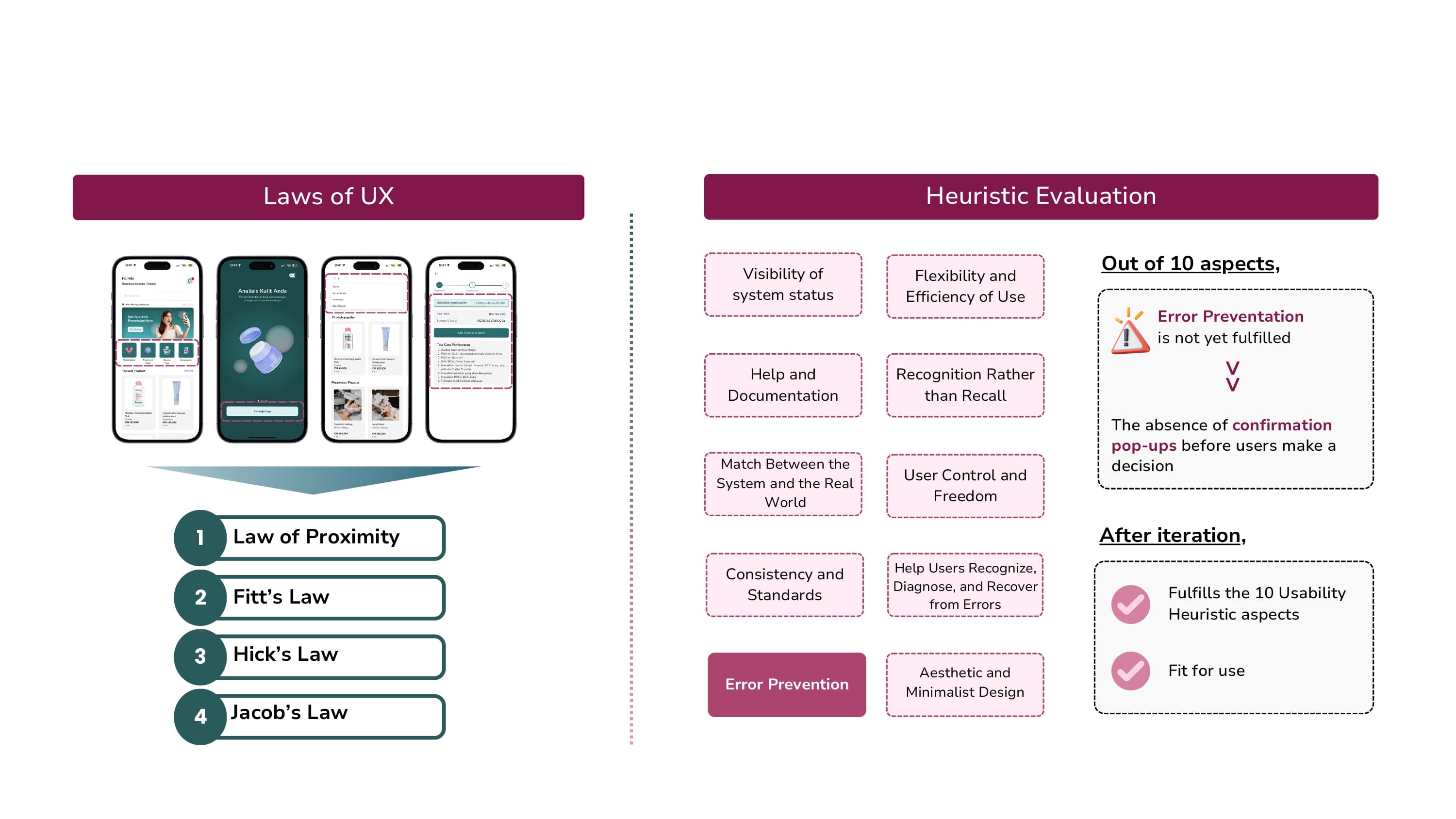Laws and Heuristic Analysis