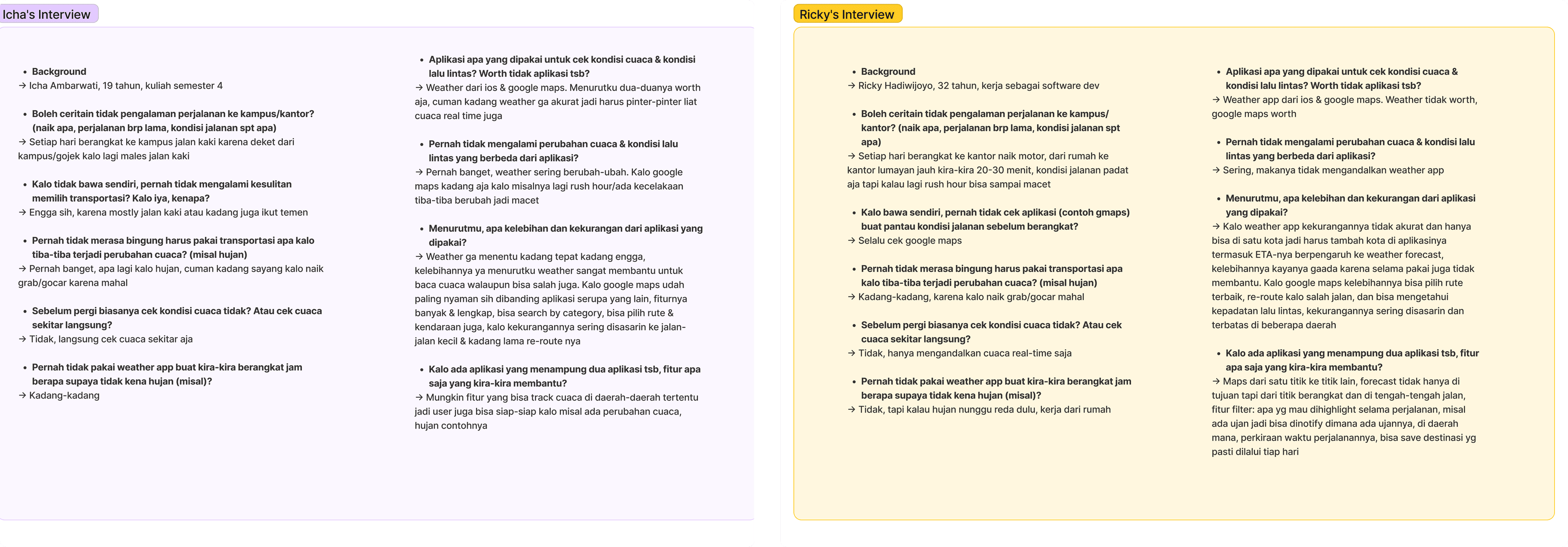 Empathize interview process